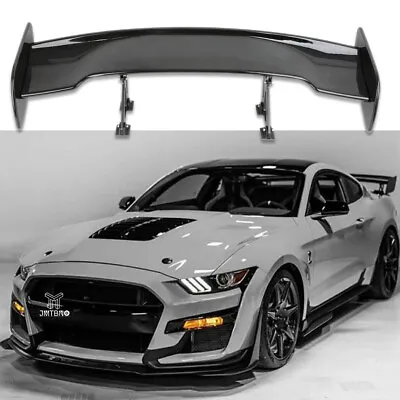 For Ford Mustang Gloss Black GT Style Rear Car Trunk Lip Spoiler Wing Adjustable • $127.99