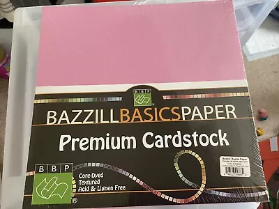 Bazillion Basics Paper Premium Cardstock 100 12” X 12” Sheets Brand New Sealed • £30