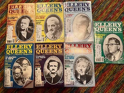 Ellery Queen Mystery Magazine Lot Of  7  All 1979 Vintage • $25