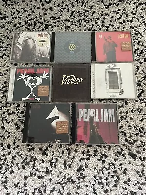 8 Amazing Pearl Jam CDs! Great Music And Great Value! • $60