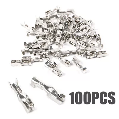 100Pcs Car Insurance Fuse Holder Terminal Meter Fuse Box Terminal Accessory • $15.42