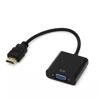 720/1080P HDMI Male To VGA Female Video Cable Converter Adapter For PC Monitor • $6.79