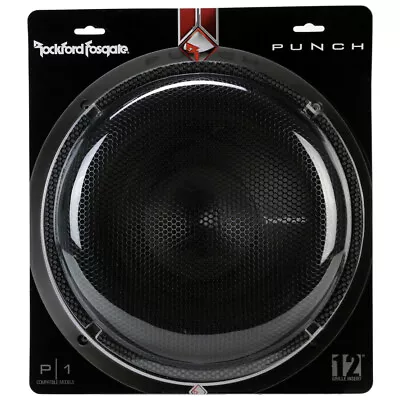 Rockford Fosgate P1G-12 12  Mesh Grille Insert For Punch P1 Subwoofers P1G12 NEW • $25.99