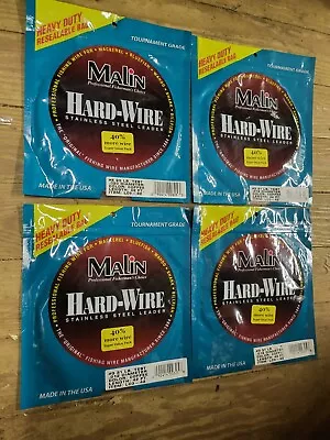 L@@K!!! Malin LC3-42 Hard-Wire And LC8-42 Coffee 42' Coil .012 Dia 31lb 4 Pks • $29.99