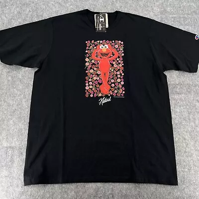 Champion Mens Black Elmo Sesame Street T Shirt Size XXL NEW • $17.99
