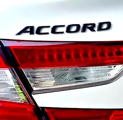 Honda Accord 2018-2024 EX EX-L LX Sport Gloss Black Logo Badge Emblem Trunk • $16.99