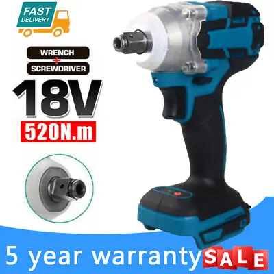 £49.90 • Buy Replace For MAKITA Impact Wrench Cordless Brushless 18V 1/2  Driver New 2021