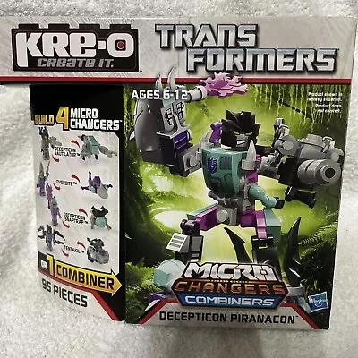 Transformers Figure Kre-o Micro Changers Combiners Decepticon Piranancon 2013 • $20