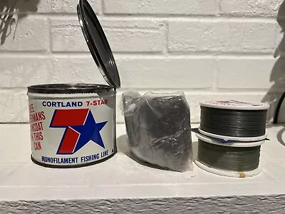 Vintage Cortland Tin With Monofilament Raincoat  • $14.95