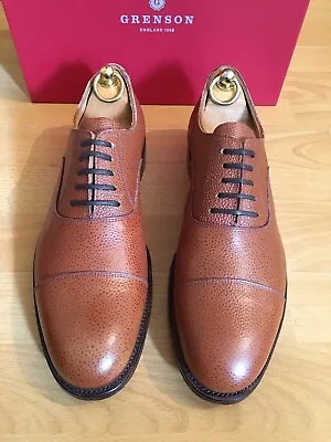 Grenson   Tan Grain Leather  Excusive  Mens Shoe Uk 7Eu 41 • £165