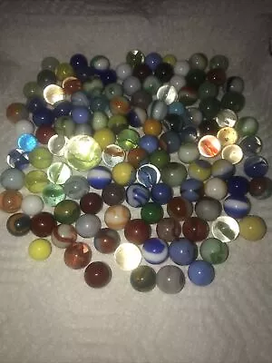 Vintage Marbles Various Sizes LOT Collection Vtg Estate Sale Find • $129.99