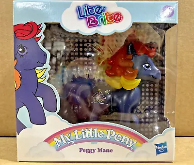 Hasbro My Little Pony Retro Lite Brite Peggy Mane Pony Figure Hard To Find • $9.99