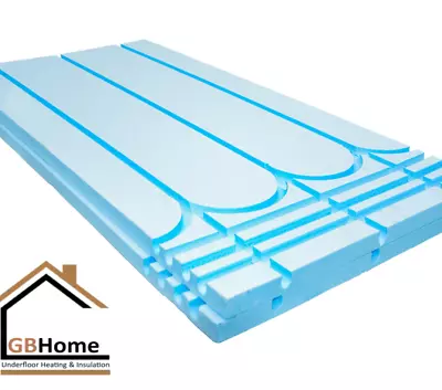 Water Underfloor Heating Groove XPS Insulation Board Panel 300kpa • £57