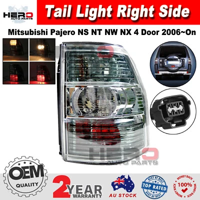 Right Drive Side Tail Lights For Mitsubishi Pajero NS NT NW NX 4 Door 2006~On • $75.99