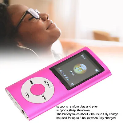 LCD MP4 Player 1.8 Inch Lossless Sound Support Support Sleep Shutdown • $20.89