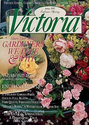 April 1997 VICTORIA Magazine Volume 11 No.4 VG Condition • $11