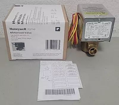 **NEW** Honeywell V8043E1004 Motorized Valve **FREE SHIPPING USA** • $89.99