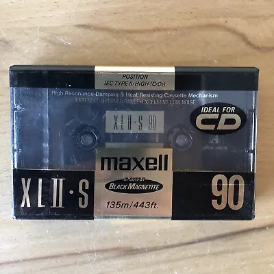 Maxell XLII-S 90 High Bias Cassette Tape NOS Vintage - New/Sealed • $10.90