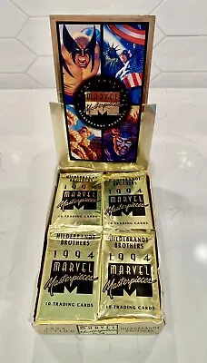 1994 Marvel Masterpieces Fleer Hildebrandt Brothers Sealed Pack 10 Trading Cards • $14