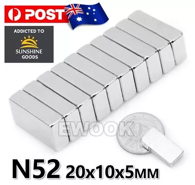 N52 Super Strong Magnets Block Rare Earth Cuboid Neodymium Super Strong Magnet. • $3.10