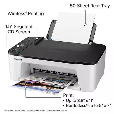 PIXMA TS3522 All-in-One Inkjet Wireless Scanner Printer With Ink Included • $37