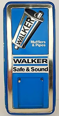 Vintage Walker Mufflers & Pipes Safe & Sound Plastic Garage Sign Calendar Holder • $69.99