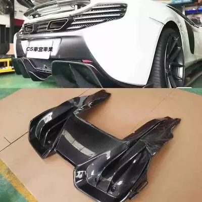 Carbon Fiber Rear Bumper Lip Diffuser Splitter For McLaren MP4-12C 650S RZ Style • $1499