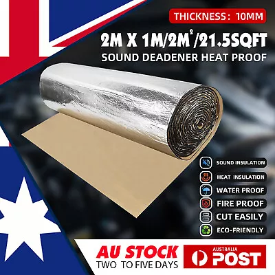 Heat Shield Thermal Reflective Car Window Roof Insulation Cotton Soundproofing • $37.99