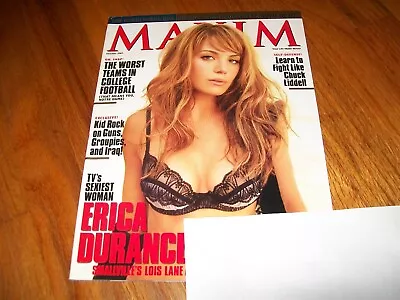 October 2007 Maxim Issue Erica Durance Cover Excellent Condition Very Rare! • $4.99