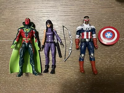 MARVEL LEGENDS Vision Sam Wilson Captain America Kate Bishop TRU 3-Pack Complete • $44.99