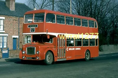 6x4 Bus Colour Photograph Midland General Lodekka JNU989D • £1