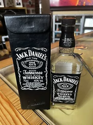 Jack Daniels Old No.7 Leather Embossed Box And Bottle (Empty) • £15