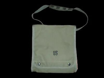 U.s Military Map Case Canvas Bag With Shoulder Strap Usa Made Od Green • $31.95