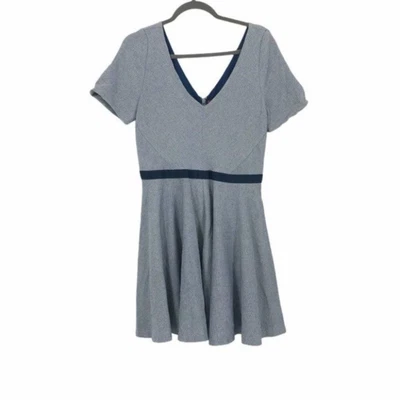 $49 • Buy Z Spoke Zac Posen Lord & Taylor Blue Skater Dress