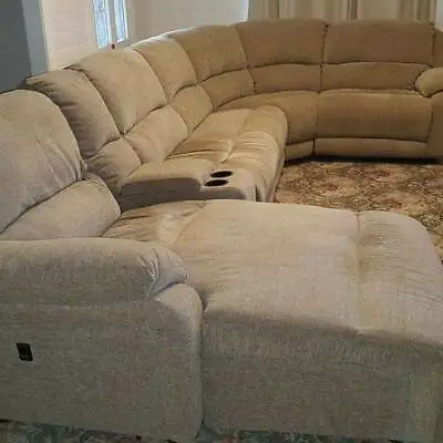 Nick Scali Modular Lounge Suite (Catalina) - Fabric • $1400