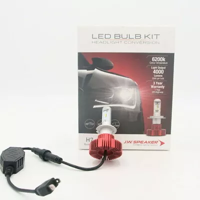 JW SPEAKER BRAND Headlamp Conversion H7 12-24V LED 6200K 4000L. Part No 990007 • $146.37