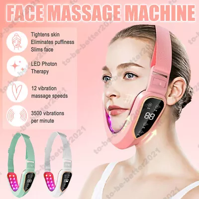 Electric V Face Shaping Massager Remove Double Chin Face Lift Slim Beauty Device • $21.59