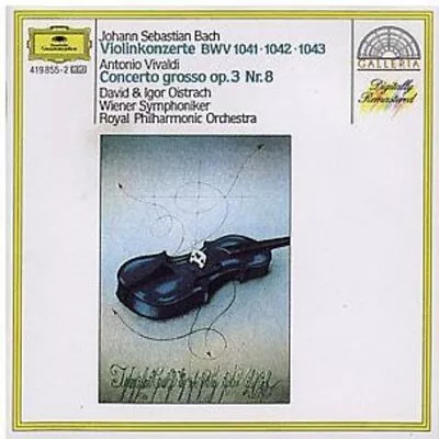 Vivaldi - J.S. Bach: Violin Concertos BWV 1041-1043 - Vivaldi CD HGVG The Cheap • £3.49