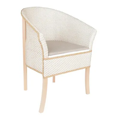 Derby Bedroom Basket Weave Subtle Discreet Commode Chair With Padded Seat • £229.95