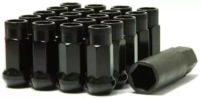 Wheel Mate Muteki SR48 Open End Lug Nuts Black 12x1.25 48mm • $93.92