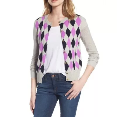 J Crew Jackie 100% Merino Wool Cardigan Sweater Button Long Sleeve Womens Medium • $49