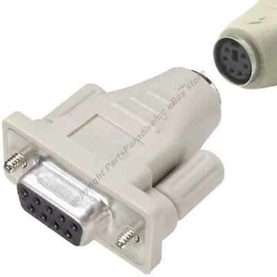 PS/2 Mouse To DB9 Serial Port AdapterAdaptor F-F • $9.99