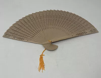 $9 • Buy Chinese Sandalwood Folding Hand Fan For Wedding Bridal Party, Baby Show