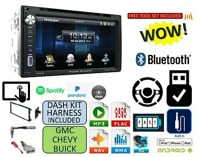 $179 • Buy Stereo Kit FITS CHEVY-GMC TRUCK-VAN-SUV Cd Dvd AUX TOUCHSCREEN Bluetooth  
