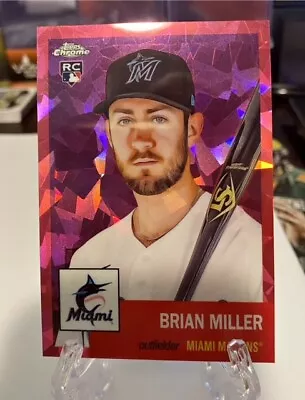 Brian Miller 2022 Topps Platinum Anniversary Red Atomic /100 Marlins • $6.29