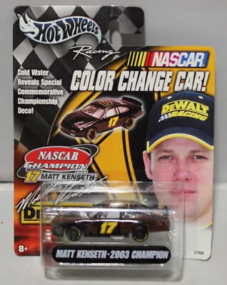 Hot Wheels Matt Kenseth 2003 # 17 Dewalt 2003 Champion Color Change Car • $10.97