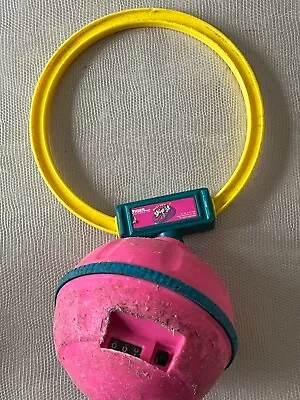 $59.99 • Buy Vintage 1998 Kick And Spin Skip It By Tiger Electronics Pink & Yellow USED AS IS