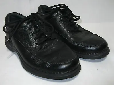 Rockport Mens World Tour Elite Walking Shoes 7.5 K70775 W Black Leather • $34.95