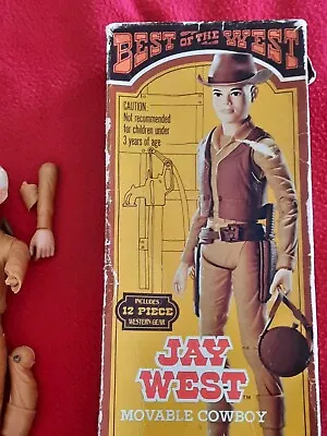 Marx Johnny West 1974 Moveable Cowboy Best Of The West JAY WEST W/Box (Damaged) • $28