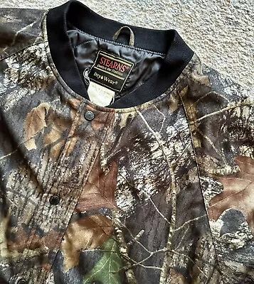 Vintage Stearns Reversible Quilted Camouflage Jacket Size XL • $28